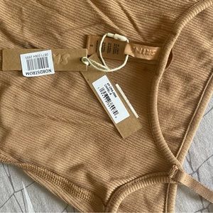 SKIMS LOUNGE CAMEL MAXI DRESS